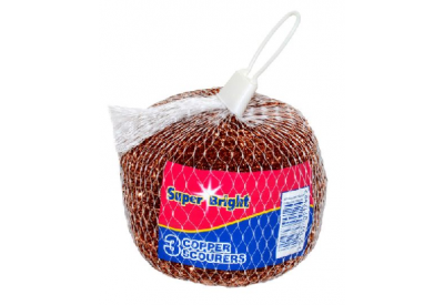 Super Bright Copper Scourers (pack of 3)
